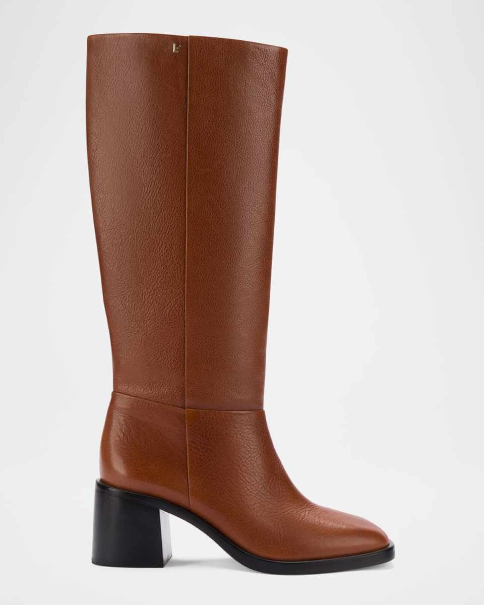 Ricky Leather Knee Boots